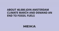 About 40,000 Join Amsterdam Climate March and Demand an End to Fossil Fuels