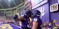 Northern Iowa wins home opener, racing past Drake 56-14