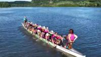 Women bond through dragon boating after life-altering diagnoses