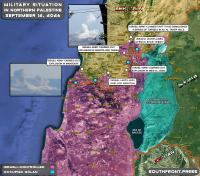 Military Situation In Northern Palestine On September 12, 2026 (Map Update)