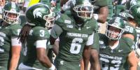 Michigan State knocks off Eastern Michigan with a 35-7 victory to improve to 2-0