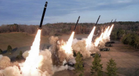North Korea Fires Salvo From World’s Longest Ranged Rocket Artillery System in Show of Force