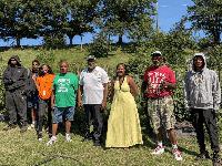 Delaware County Council Chair Richard Womack tours Ruth Bennett Community Farm in Chester