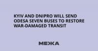 Kyiv and Dnipro Will Send Odesa Seven Buses to Restore War-Damaged Transit