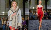 Lila Moss and Iris Law turn heads as they storm the catwalk for the Connor Ives New York Fashion Week show