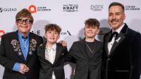 Elton John enjoys sun-soaked family holiday with rarely seen teenage sons