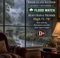 Rhode Island Weather for September 13, 2026