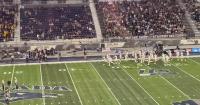 Montana State Bobcats run onto field before Nevada game
