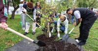 International Festival of Youth participants plant trees in Russia’s Ekaterinburg