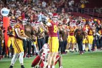 No. 14 USC football defeats Louisiana 49-30 in late-night matchup