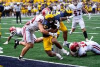 Michigan bounces back, beats No. 11 Oklahoma 17-10 after an INT late in game sets up go-ahead TD