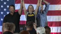 DHS Secretary Mullin, Florida Sen. Scott backs Rep. Miller-Meeks at Cy-Hawk tailgate