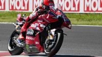 ‘Never give up’: Legend seizes championship lead after title rival’s first lap blunder