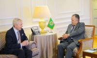 Nabil Fahmy Meets U.N. Sudan Envoy To Discuss De-Escalation, Political Process