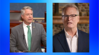 Marshall, Hamilton clash over tariffs, agriculture at State Fair debate