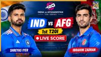 IND vs AFG 1st T20I Live Score: Vaibhav Sooryavanshi out of playing 11! Advantage to Afghanistan? Who will win today?