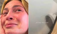 Moment tearful passengers scream in terror as Turkish Airlines pilot tries and fails three times to land during a storm
