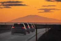 Low Sun Blamed in Three-Car Crash on Hellisheiði