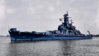 Seaman First Class Calvin Graham Was 12 Years Old Aboard the 45,233-Ton Battleship USS South Dakota at the Second Naval Battle of Guadalcanal on 14-15 November 1942. Japanese Shellfire Killed 40 of Her Crew That Night.