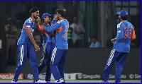 India vs Afghanistan 1st T20I: Team India Need 157 After Restricting AFG to 156/8 in Delhi