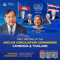First Cambodia-Thailand UNCLOS Conciliation Meeting to Be Broadcast Live