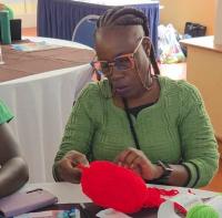 Crochet project pairs craft with health education
