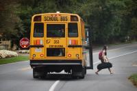 Maryland school bus travels off route before students alert police