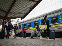 Boris Johnson, other European officials at Ukrainian train station before Russian strike