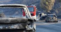 Hundreds flee Croatia island fire