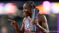 Melissa Jefferson-Wooden Puts On A SHOW In 100m Finals At World Ultimate Champs