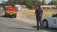 Stolen car plunges into Fall Creek near downtown Indianapolis after police chase, injuring 2