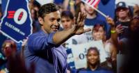 Georgia Senate split screen: Ossoff rallies a crowd as Collins counters nearby