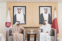 Sheikh Joaan meets Vice President of UAE Olympic Committee
