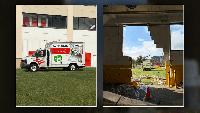 U-Haul truck plows through cinderblock wall in Southwest DC A small U-Haul box truck crashed through a cinderblock wall on South Capitol Street SW Sunday morning, according to D.C. Fire and EMS.