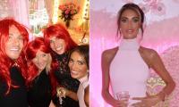 Amy Childs shares glamorous snaps of her pink-themed hen do ahead of her second wedding to Billy Delbosq in Spain