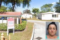 Jealous Florida woman hurls bucket of poop on hubby’s ‘mistress’ in trailer-park stink: cops