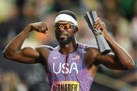 Kenny Bednarek, Melissa Jefferson-Wooden win 200m titles to complete American sprint sweep