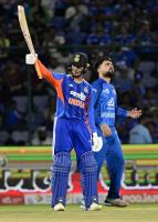 Abhishek stars as India thrash Afghanistan