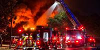 Germantown firefighters recovering after battling blaze on Poplar Pike