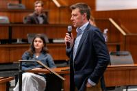 American Constitution Society Hosts Rep. Josh Riley For On-Campus Q&A Ahead of Re-Election Campaign
