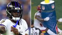 ‘Holy c**p’ moment goes viral; QB’s bizarre post-game quip to rival coach — NFL Wrap