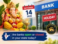 Ganesh Chaturthi bank holiday: Are banks open or closed in your state today? check state-wise holiday list