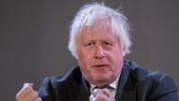 Boris Johnson’s train had just passed a Ukrainian station. Moments later, a Russian drone struck