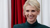 Natalie Harp 'replacement' spotted trying to block camera from Trump in Ireland