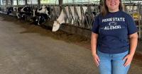 Animal science major says Penn State Dairy Barns made her feel at home