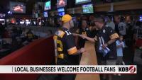 Local businesses welcome fans as NFL season kicks off