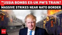 Russian Drone Strike Near NATO Nation Border Sets Gas Station On Fire, Sparks Alarm | WATCH