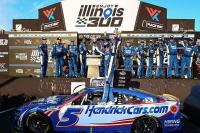 Larson ends 51-race winless streak, boosts NASCAR title hopes in Hendrick 1-2 finish