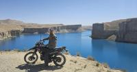In the Air Force he helped Americans flee Afghanistan. 5 years later he went back, on a motorcycle.