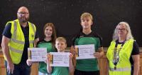 Three young karate athletes selected for international championships in Egypt